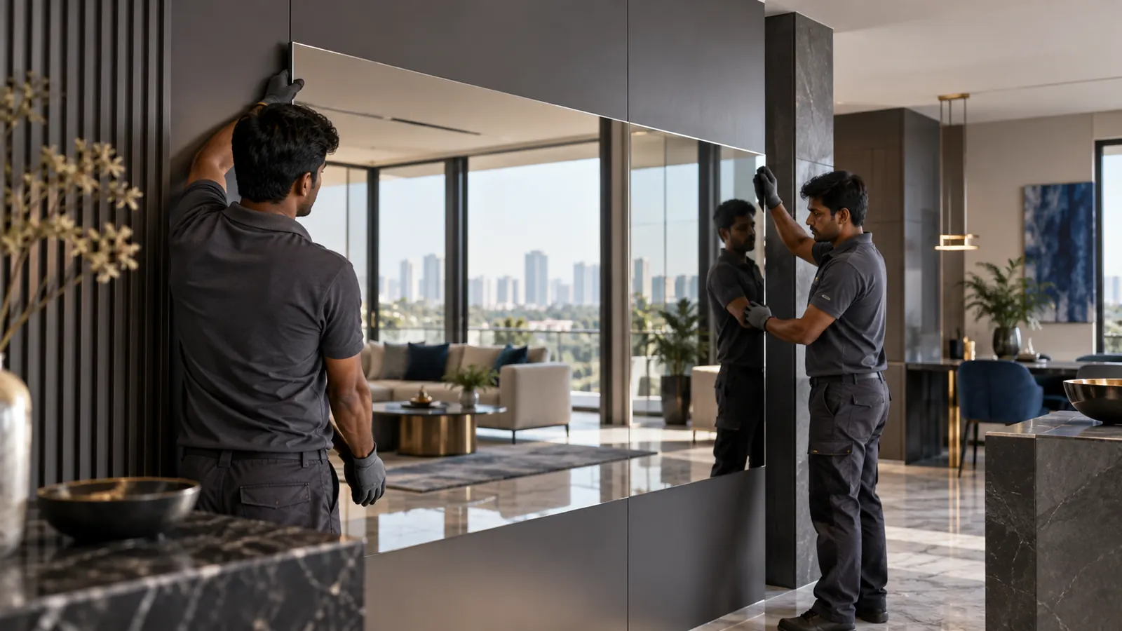 WALCAST anti-scratch mirror acrylic application