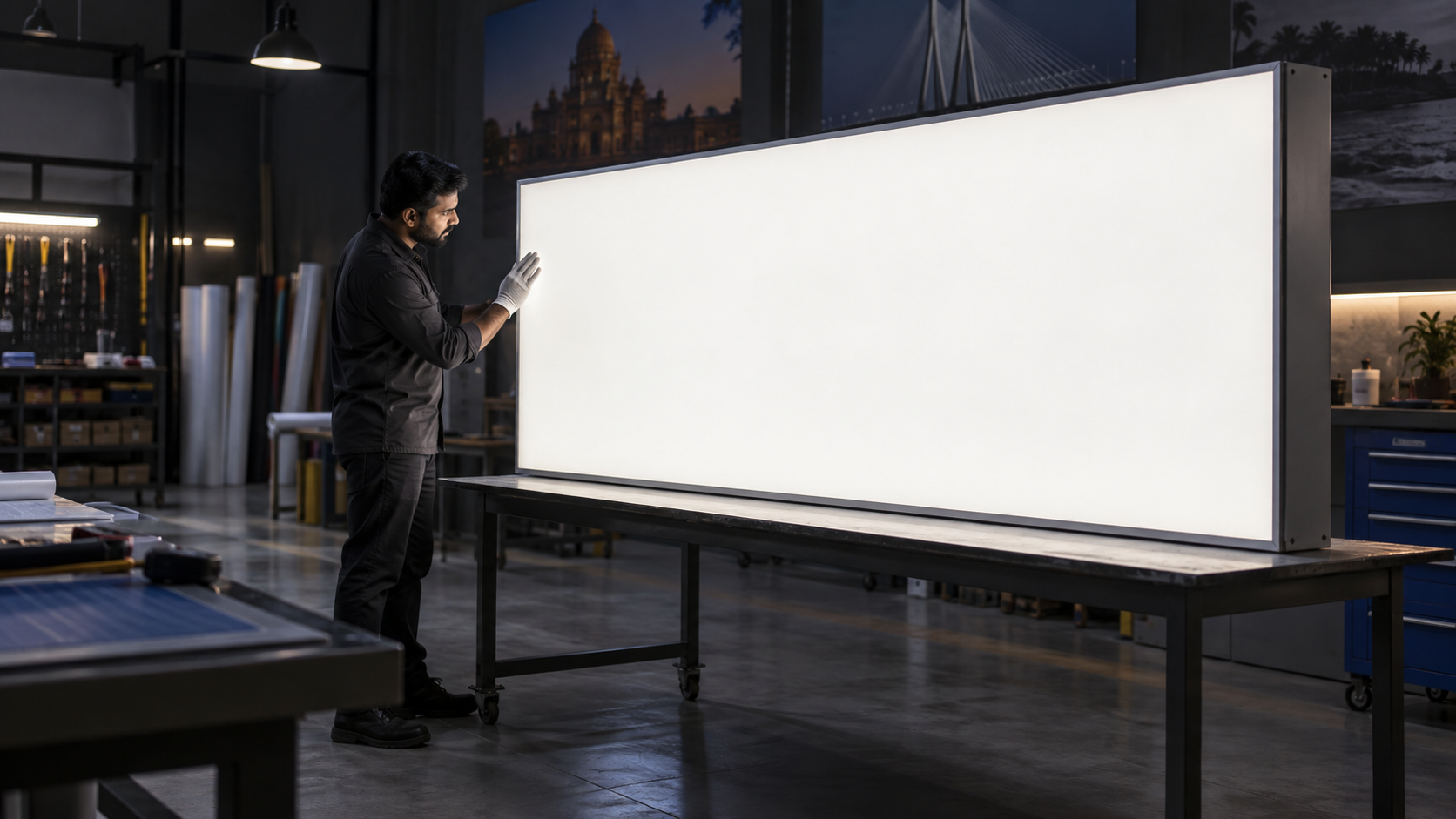 Even light box illumination
